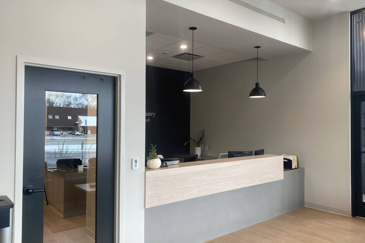 Madison Dentistry reception desk